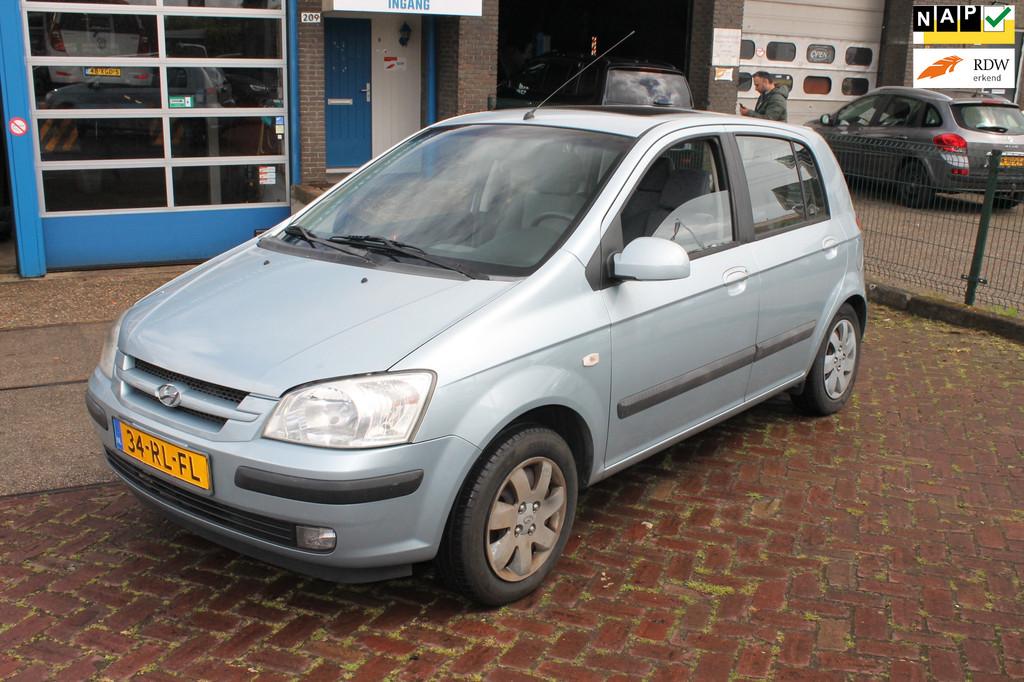 Hyundai Getz 1.3i Dynamic Sky, Voorwielaandrijving, 4 cilinders, Blauw, Origineel Nederlands