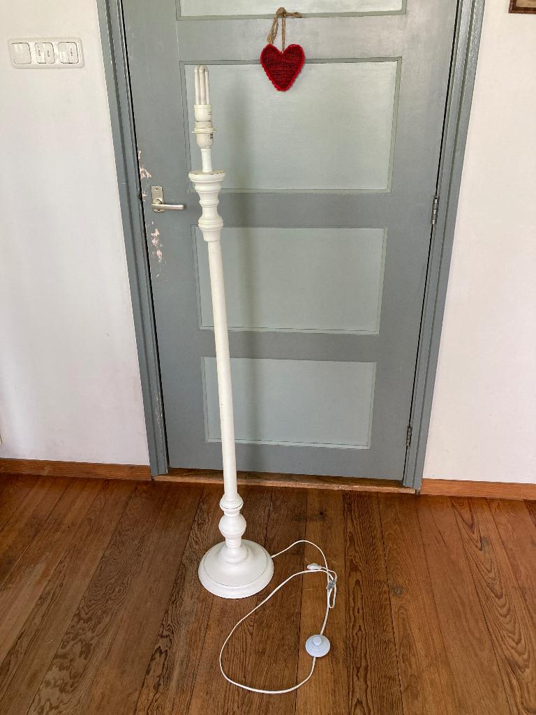 Brocante schemerlamp, Ophalen, Gebruikt, 100 tot 150 cm, Landelijk, brocante