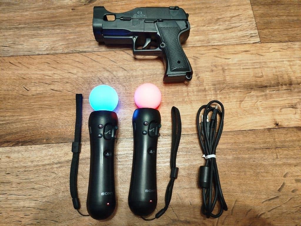 Set van 2 Playstation Move Motion Controllers, Ophalen of Verzenden, Zo goed als nieuw, Controller, PlayStation 3