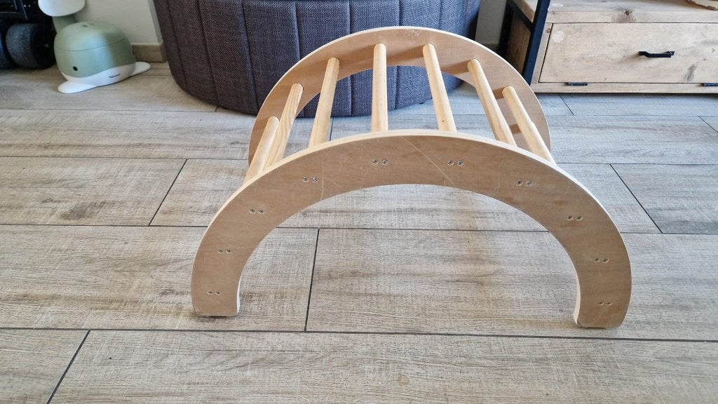 Montessori klimboog incl glijbaan/trapje, Ophalen, Zo goed als nieuw, Overige typen