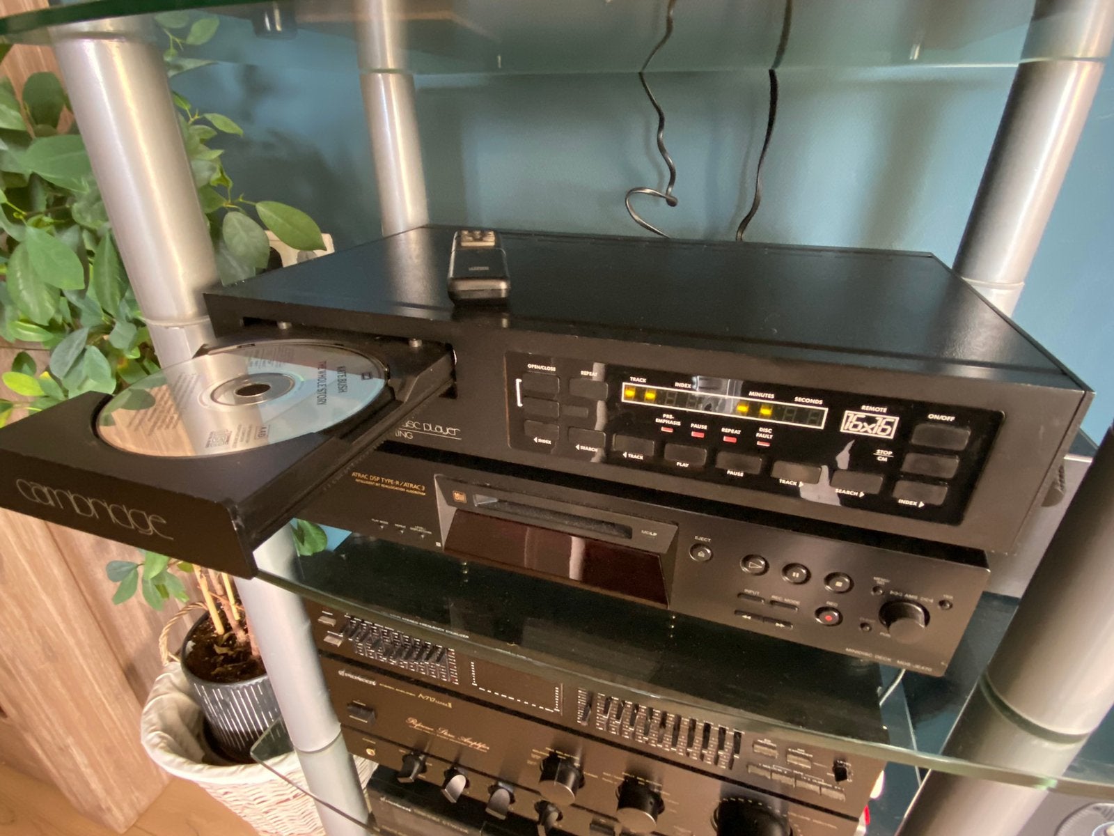 Zeldzame CAMBRIDGE CD2 (4 x TDA1541 on board), Audio, Tv en Foto, Ophalen, Zo goed als nieuw, Philips