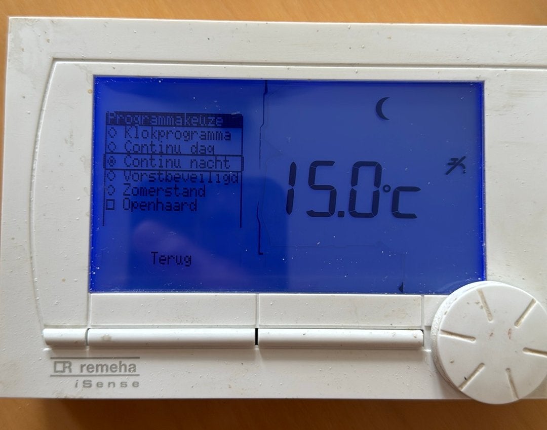 Remeha iSense kamerthermostaat, Ophalen of Verzenden, Gebruikt