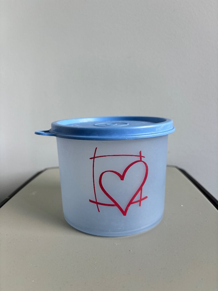 Tupperware snoep doosje, Ophalen, Gebruikt, Blauw, Overige typen