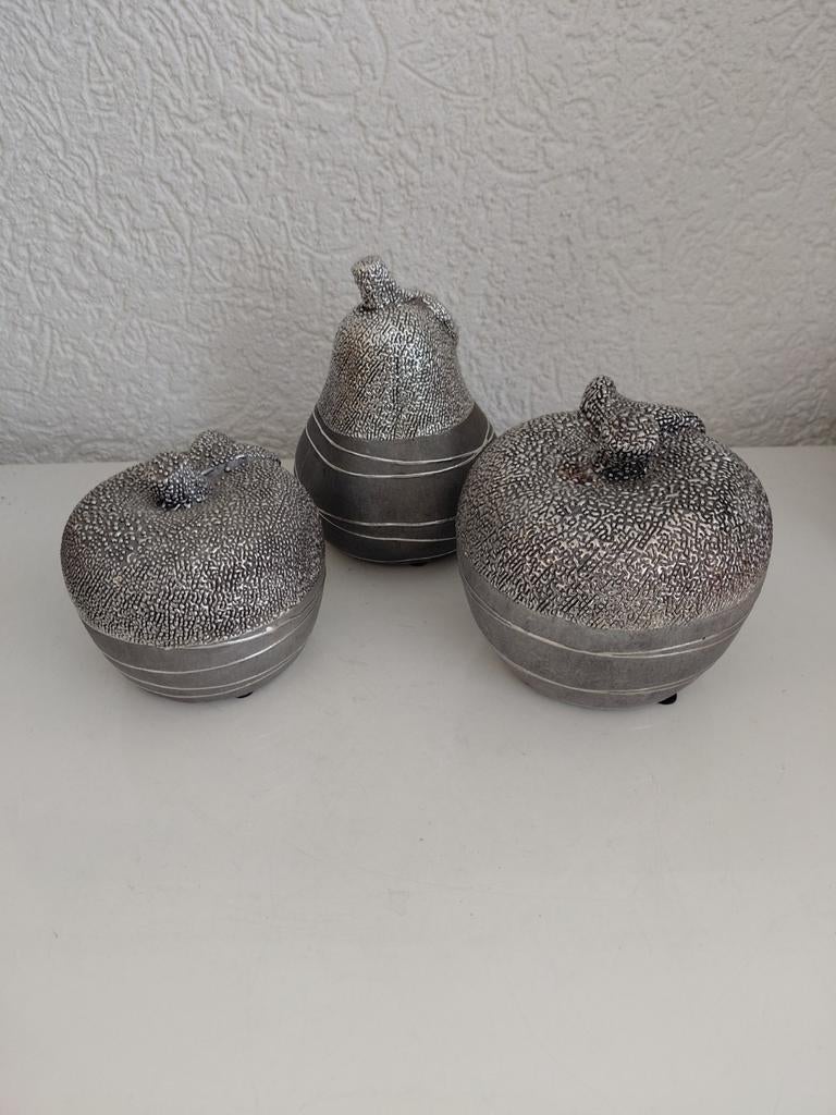 2 decoratieve appels en peer, Ophalen of Verzenden