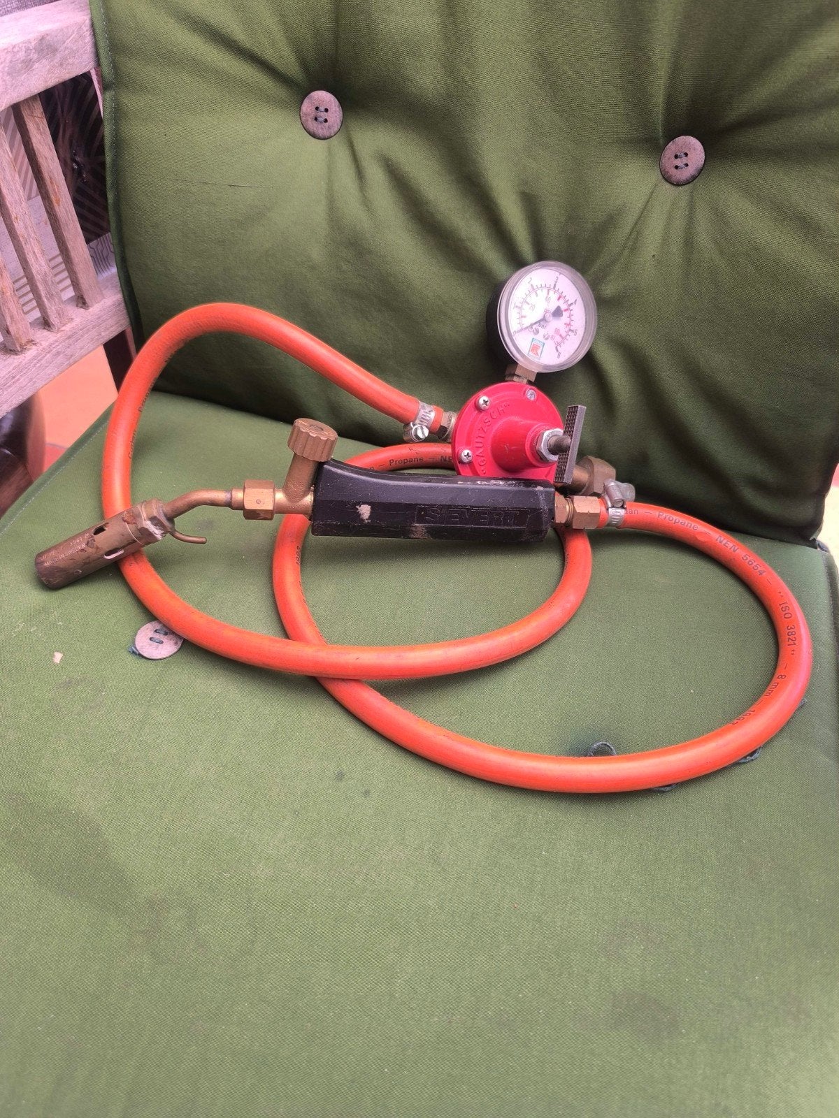 Sievert 3941 P Propane Brander met Drukregelaar, Ophalen of Verzenden, Gebruikt, Overige typen, Overige merken