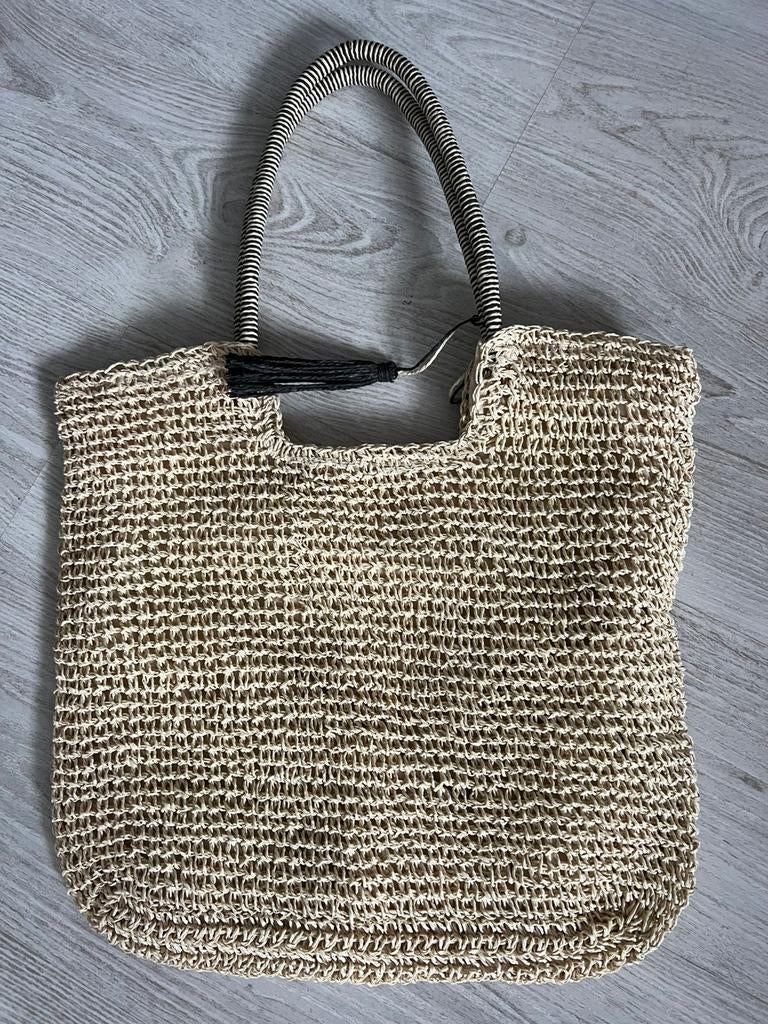 Nieuwe rieten strandtas - perfect voor de zomer!, Ophalen of Verzenden