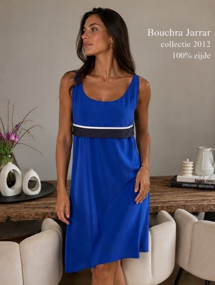 Bouchra Jarrar Paris 100% zijden vintage jurkje mt 36 ZGAN, Kleding | Dames, Jurken, Ophalen of Verzenden, Zo goed als nieuw, Maat 36 (S)