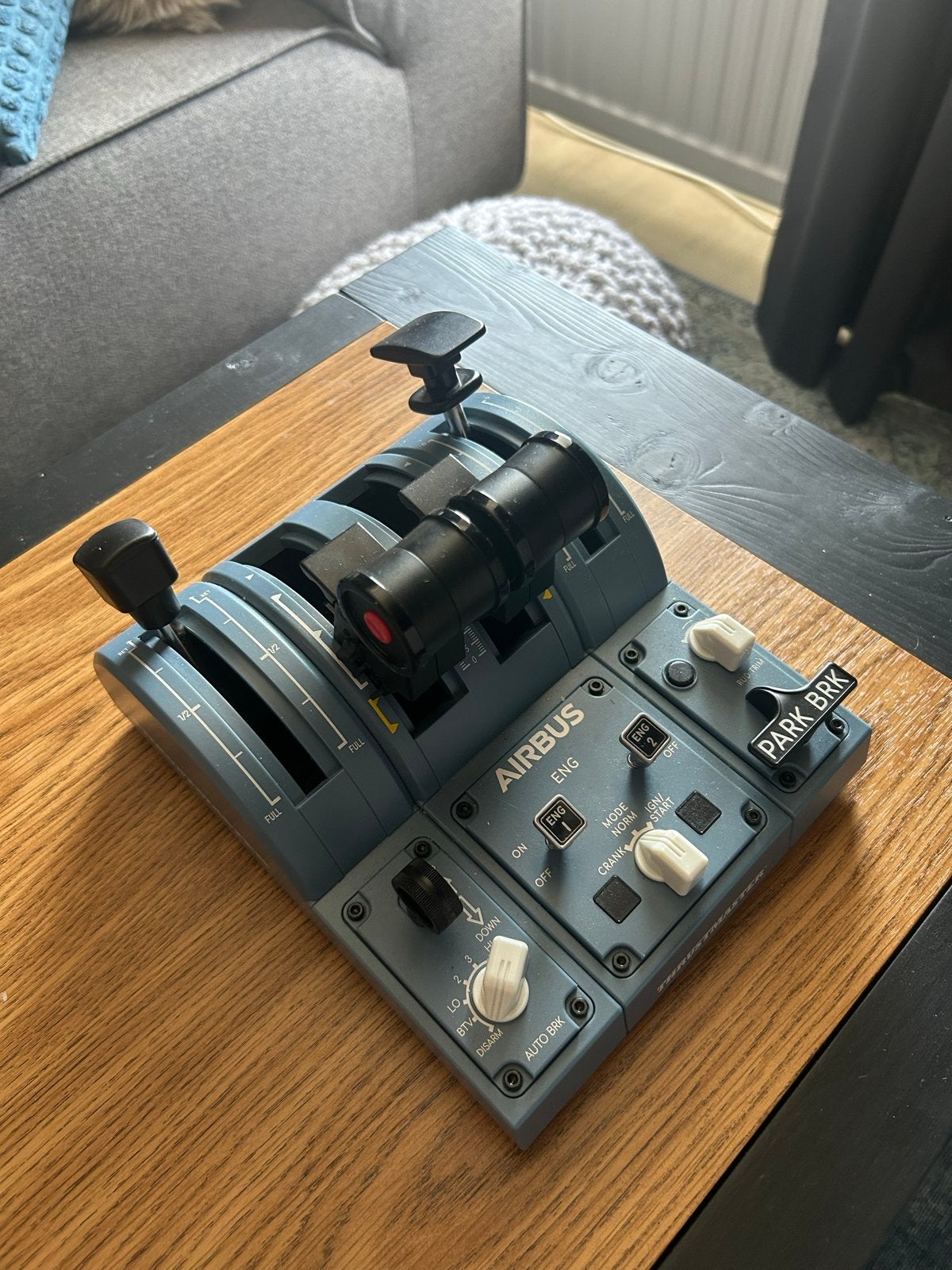 Thrustmaster TCA Officer Pack Airbus Edition, Computers en Software, Joysticks, Verzenden, Zo goed als nieuw