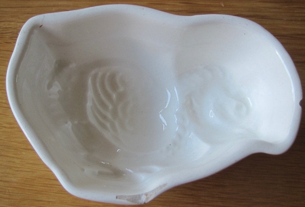 kleine retro puddingvorm van een kuiken - gratis, Verzamelen, Ophalen of Verzenden, Huis en Inrichting