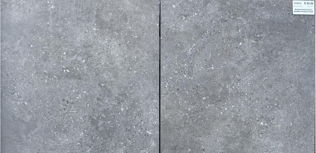 Restpartij GeoCeramica 60x60 Portland Taupe, Niet ingevuld, Keramiek, Niet ingevuld, Nieuw