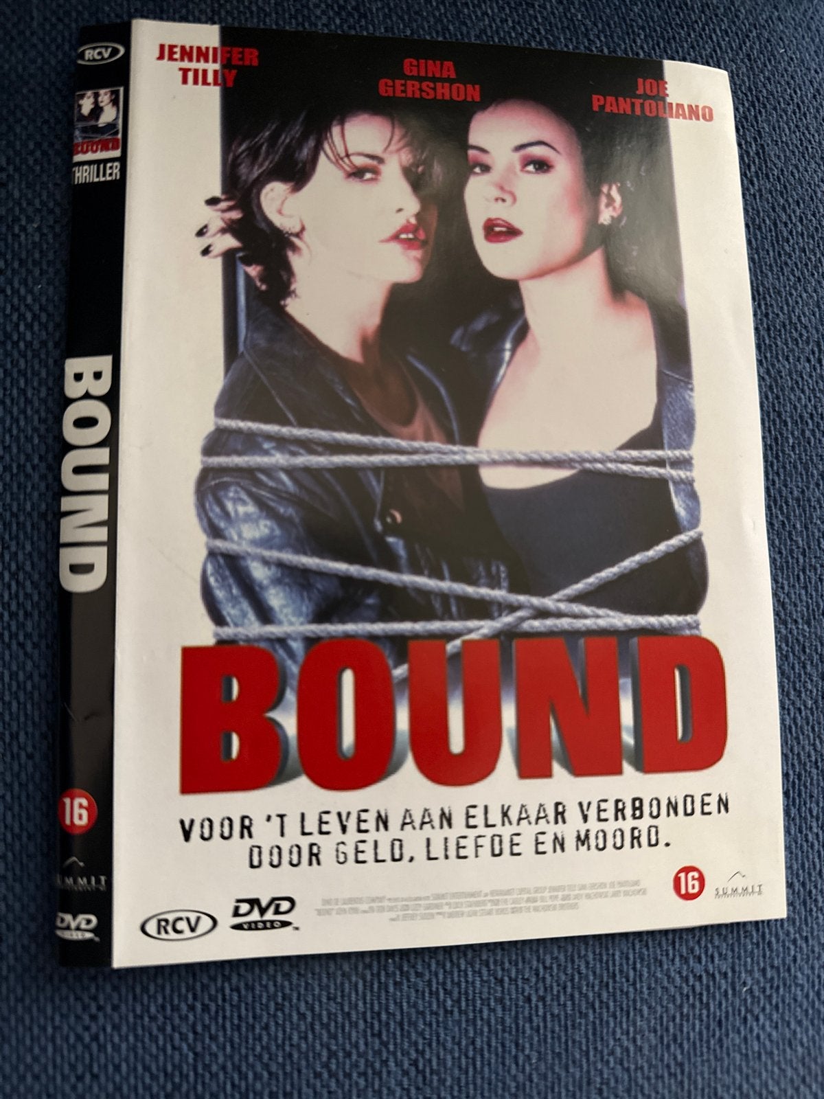 Bound DVD - Actiethriller met Jennifer Tilly en Gina Gershon, Vanaf 16 jaar, Ophalen of Verzenden, Zo goed als nieuw, Actiethriller
