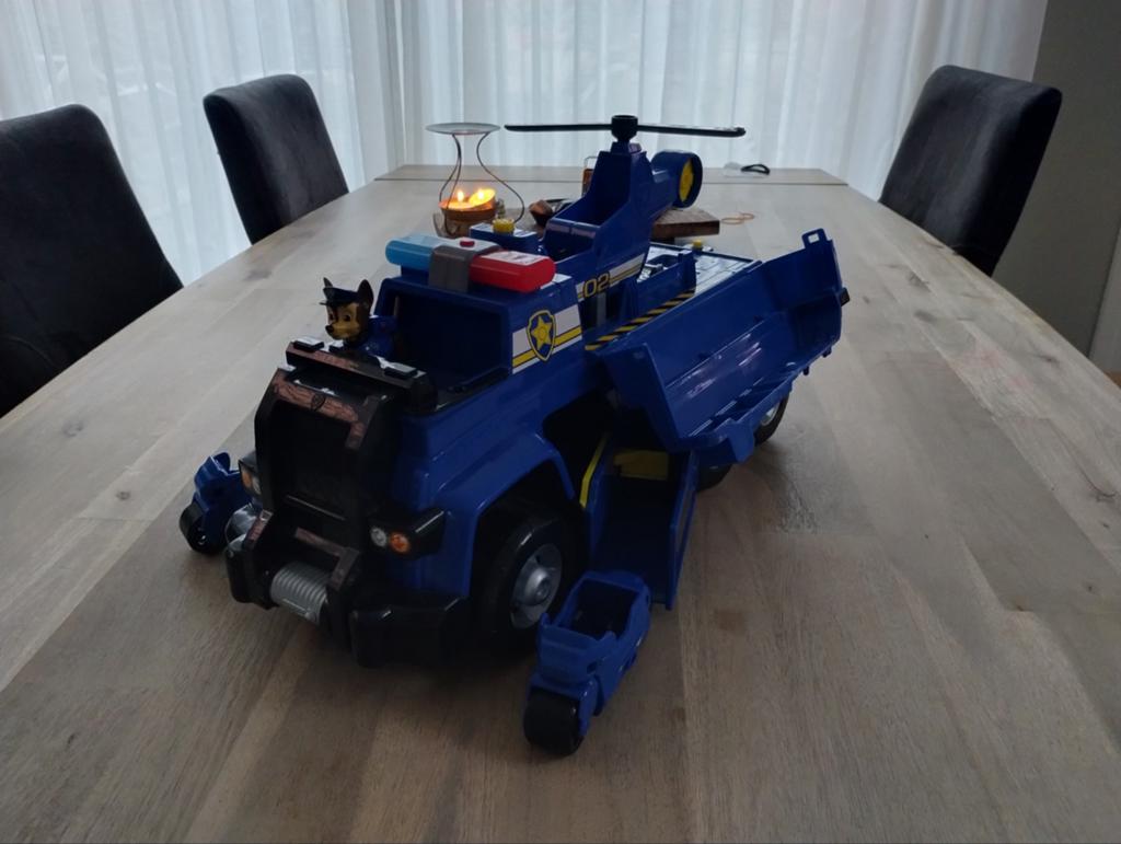 Grote 5-1 Paw patrol politie auto, Ophalen, Zo goed als nieuw
