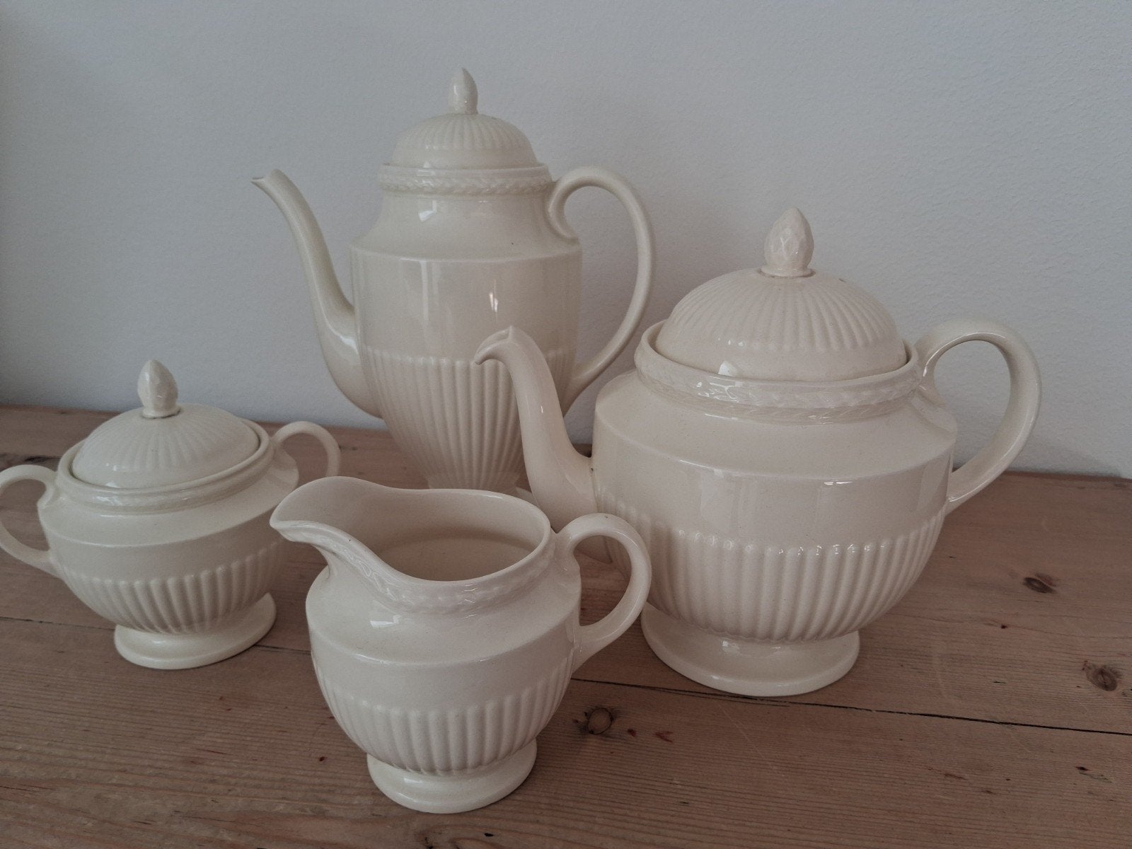 Vintage Wedgwood Edme theeservies - 4-delig, Ophalen