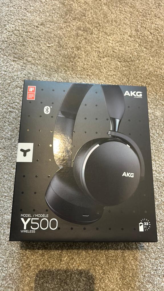 AKG Y500 Wireless On-Ear Koptelefoon - Nieuw in Doos, Audio, Tv en Foto, Koptelefoons, Ophalen of Verzenden, Nieuw, Overige merken