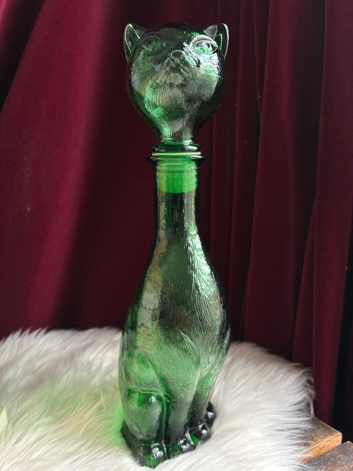Vintage Empoli glas karaf/decanter jaren 60, Ophalen of Verzenden