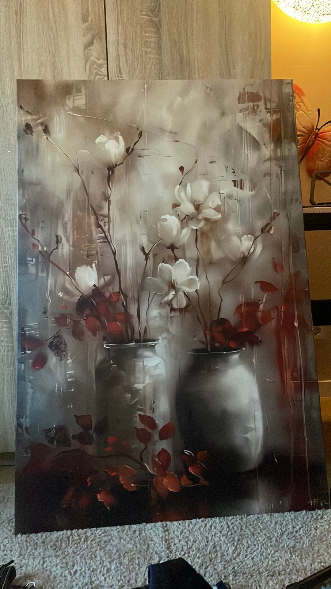 Wand decoratie, Ophalen