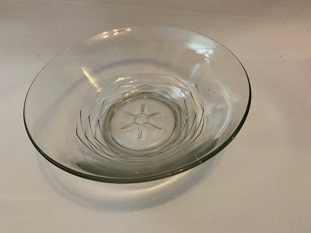 Art Deco Copier Leerdam Pijnschaaltje Pineschaaltje, Gebruikt, Ophalen of Verzenden, Overige stijlen, Glas