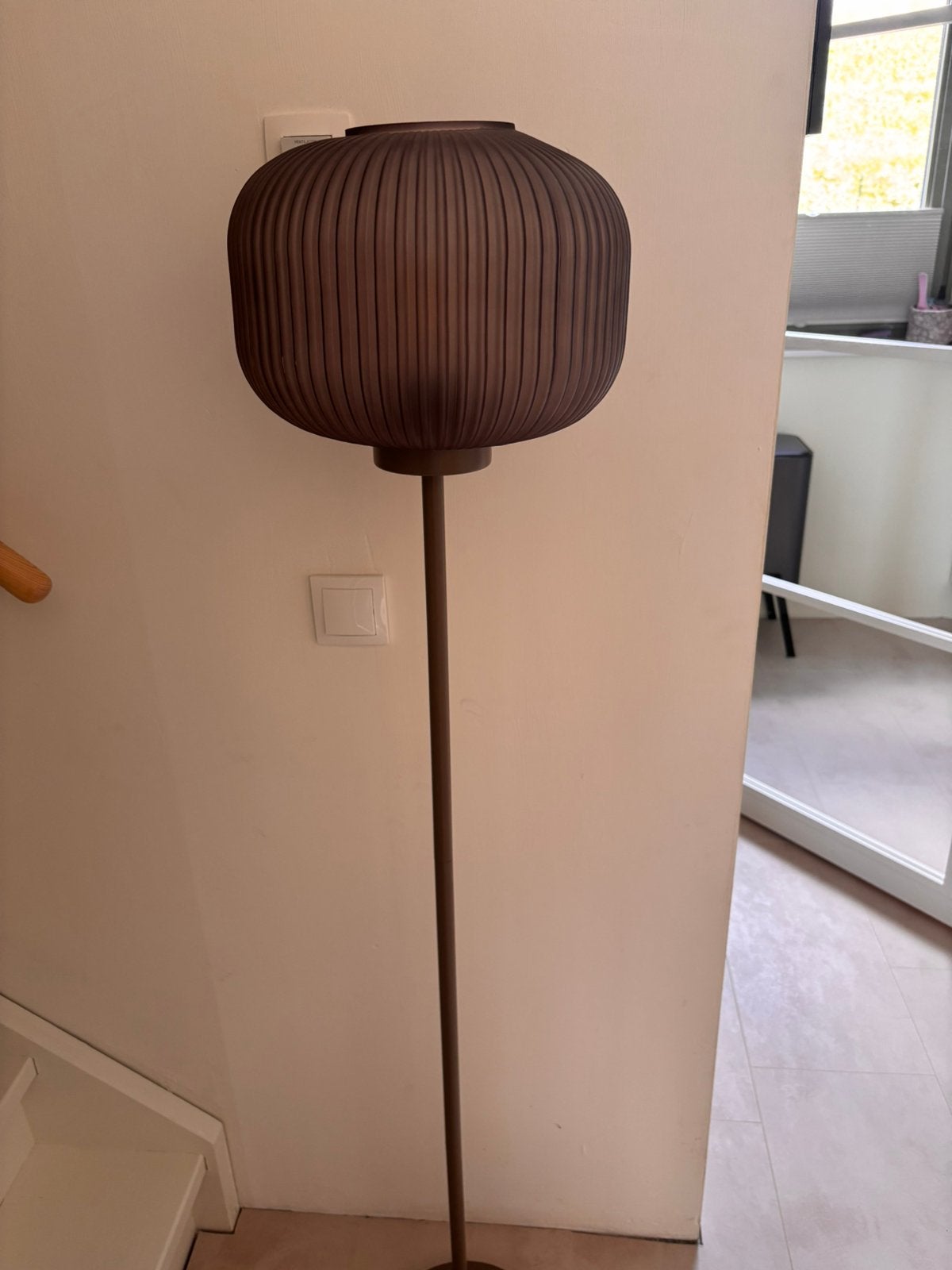 Vloerlamp leen bakker taupe, Ophalen of Verzenden, Zo goed als nieuw, 150 tot 200 cm