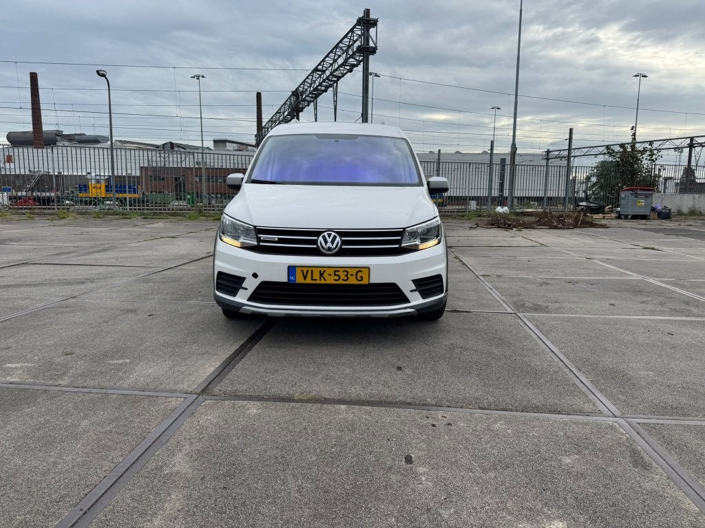 Volkswagen Caddy 2.0 TDI Bluemotion L1h1 102pk 2018 Wit, Auto's, Startonderbreker, 4 cilinders, Volkswagen, Wit