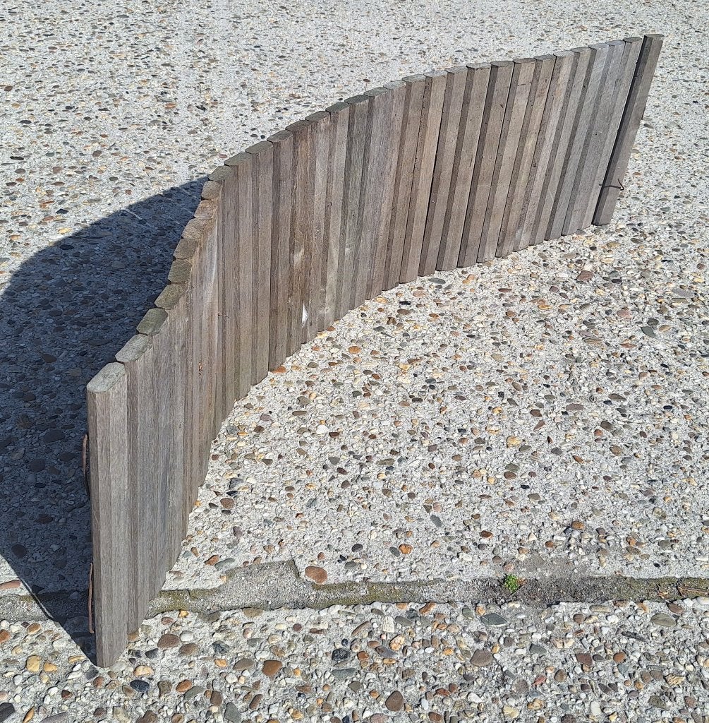 Borderrol hardhout bankirai, Ophalen, Plank, 50 mm of meer, Minder dan 200 cm