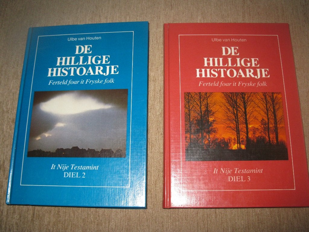 Bijbelsche boeken De Hillige Histoarje, 2, 3 Ulbe van Houten, Ophalen of Verzenden, Gelezen