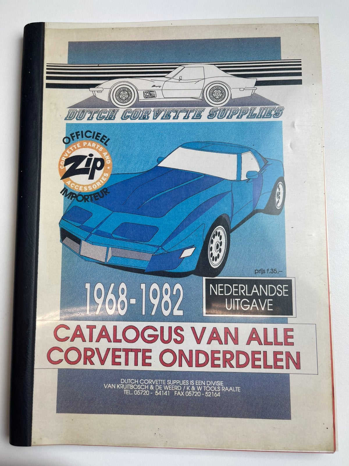 Vintage catalogus Corvette onderdelen 1968-1982, Ophalen of Verzenden, Zo goed als nieuw, Chevrolet