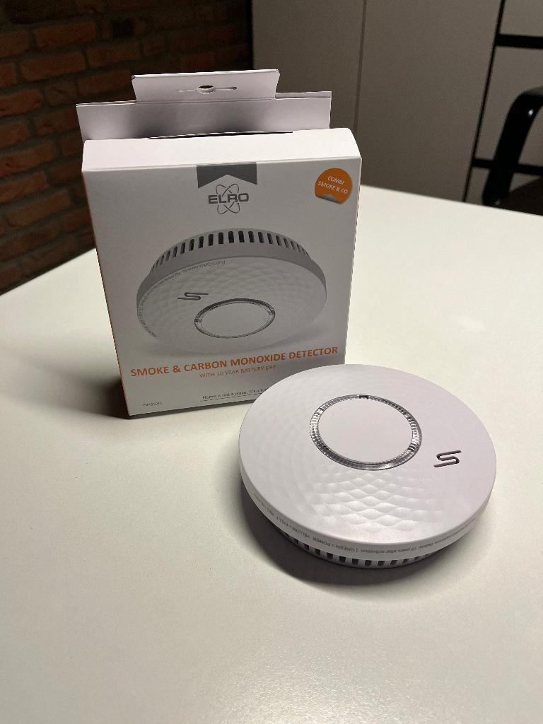 Koolmonoxide / Rookmelder, Doe-het-zelf en Verbouw, Alarmsystemen, Nieuw, Detector, Sensor of Melder, Rook, Draadloos, Ophalen