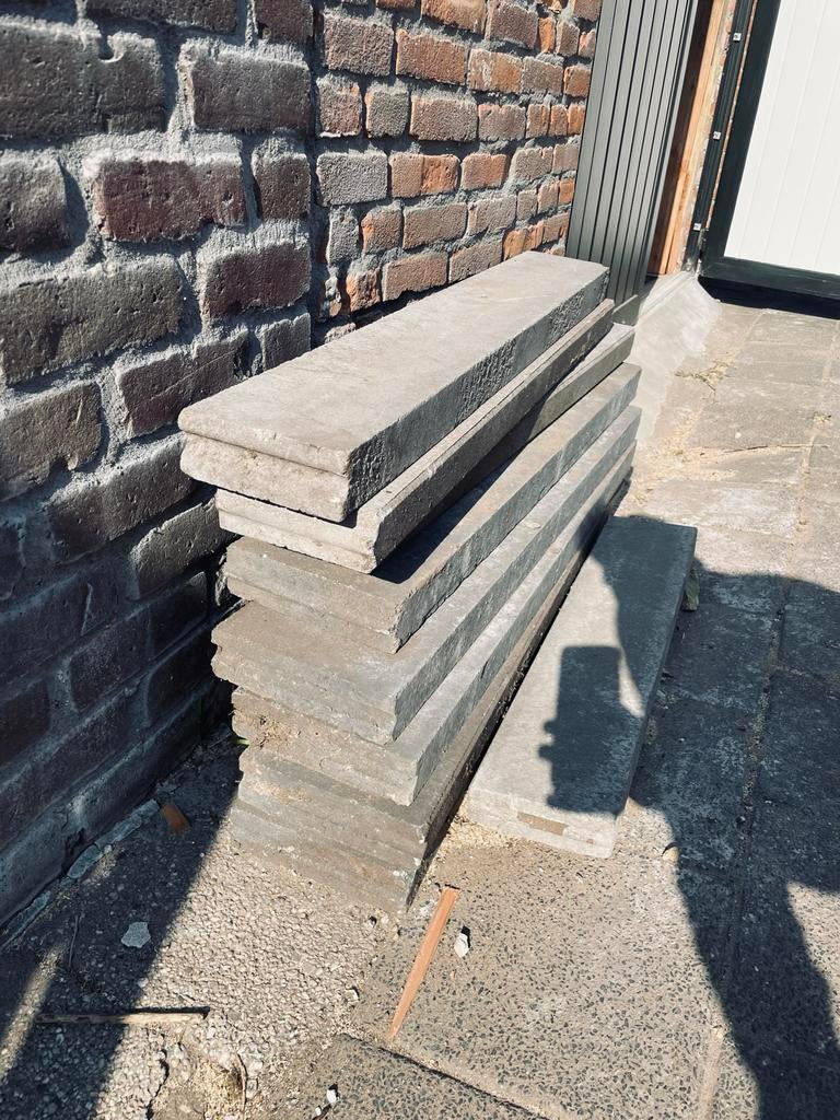 Betonnen opsluitbanden 100x10 en 100x20, Ophalen, Gebruikt, Overige typen, Minder dan 5 m²