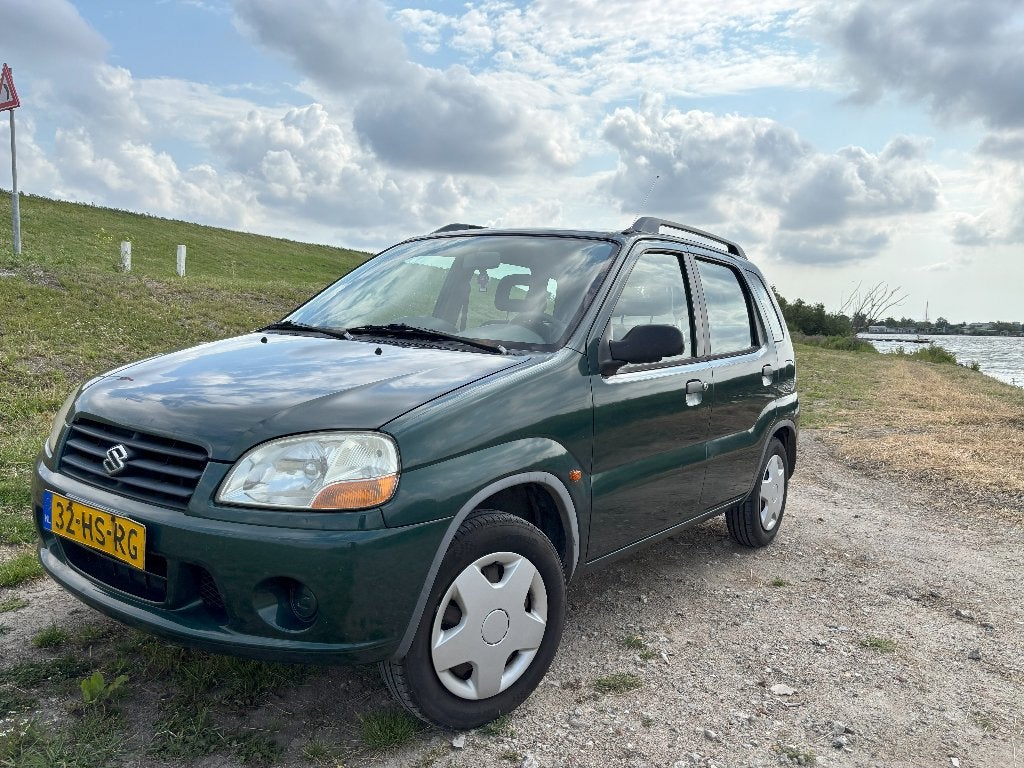 Suzuki Ignis 1.3 GL 2001 Groen (AKP tot mei 2027), Auto's, Voorwielaandrijving, 83 pk, Stof, 31 €/maand