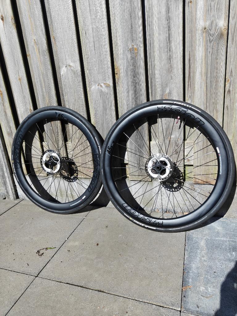 Vision sc45 carbon wielset, Fietsen en Brommers, Fietsonderdelen, Zo goed als nieuw, Vision, Racefiets, Carbon