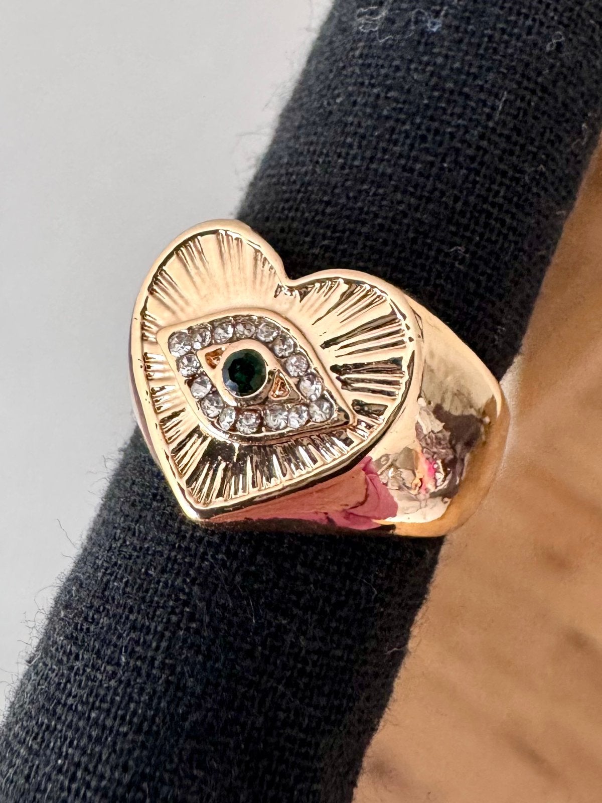 Ring hart van shoeby maat 17mm, Sieraden, Tassen en Uiterlijk, Gebruikt, IJzer of Staal, Ophalen of Verzenden, 17 tot 18