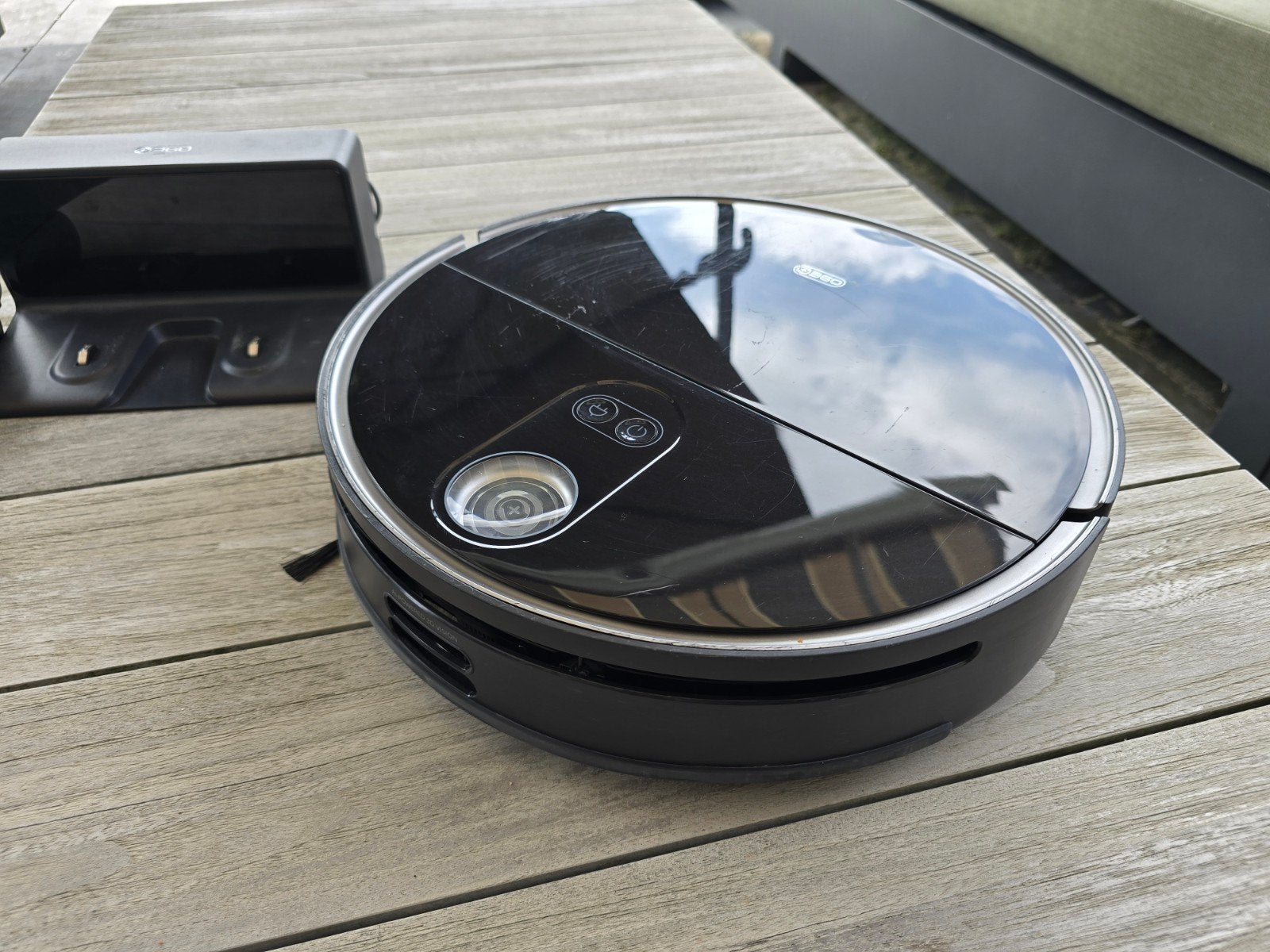 360 S10 Robotstofzuiger met defecte "bumper" sensor., Witgoed en Apparatuur, Stofzuigers, Ophalen, Overige merken, Gebruikt, Bedienbaar via app