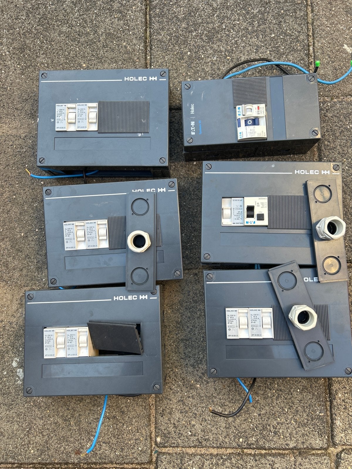 Holec HH en Eaton aardlekschakelaars/installatieautomaten, Ophalen of Verzenden, Gebruikt, Eaton, Aardlekschakelaar