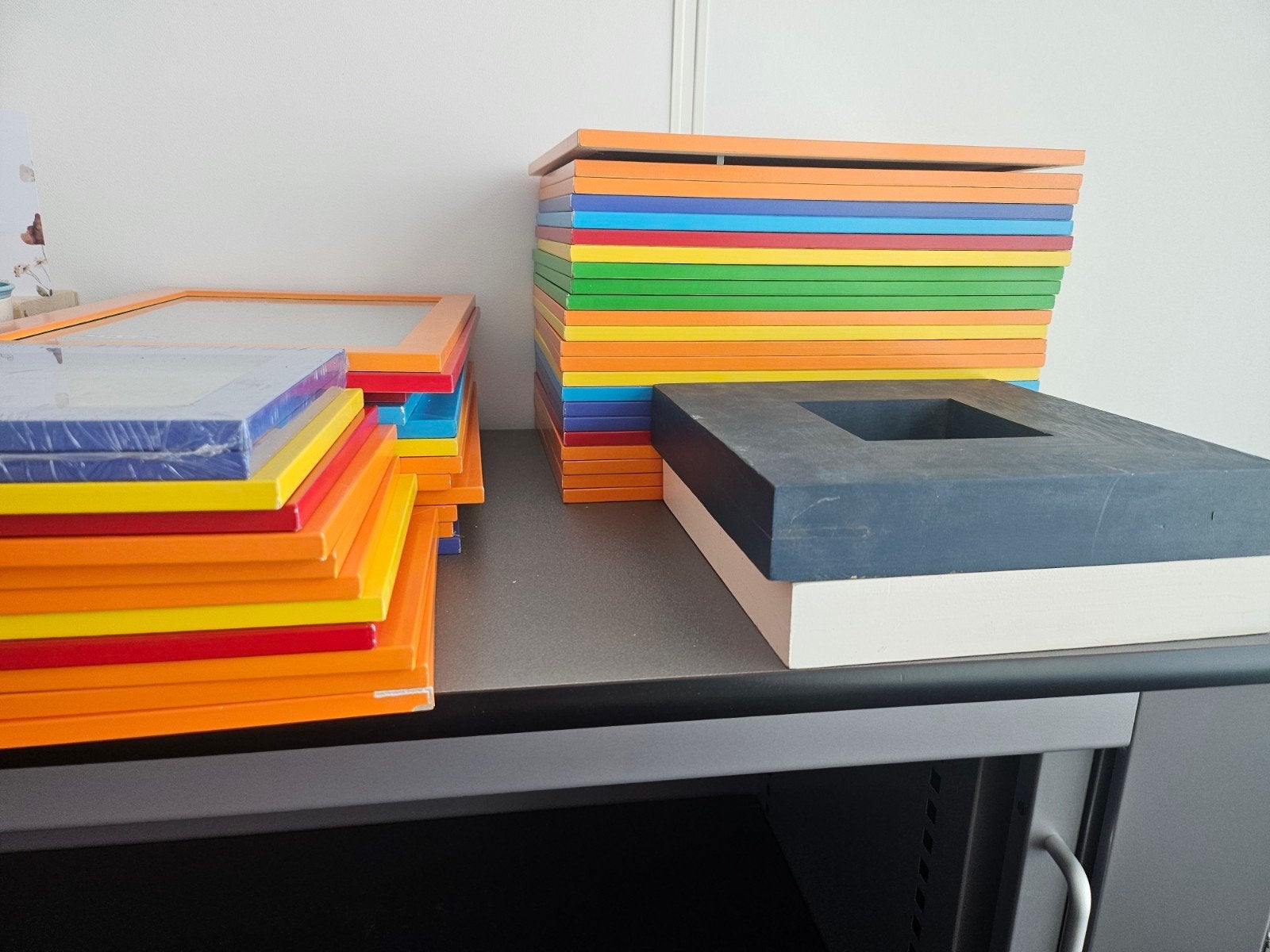 +/- 50 Gekleurde IKEA Nyttja en Houten Lijstjes, Minder dan 50 cm, Gebruikt, Ophalen of Verzenden, Minder dan 50 cm