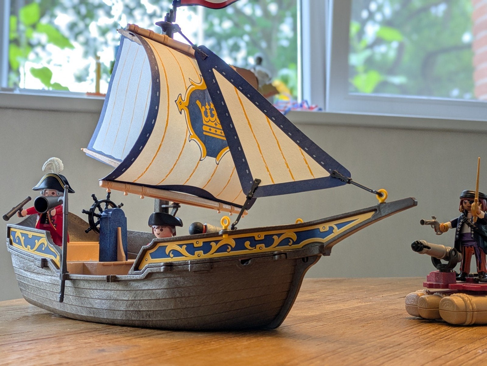 PLAYMOBIL Zeilschip van de soldaten - 70412, Ophalen, Pirates, Complete set, Zo goed als nieuw