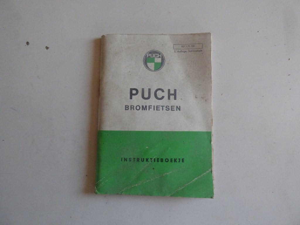 PUCH BROMFIETSEN GEBRUIKERSHANDLEIDING, Fietsen en Brommers, Handleidingen en Instructieboekjes, Ophalen of Verzenden, Gebruikt