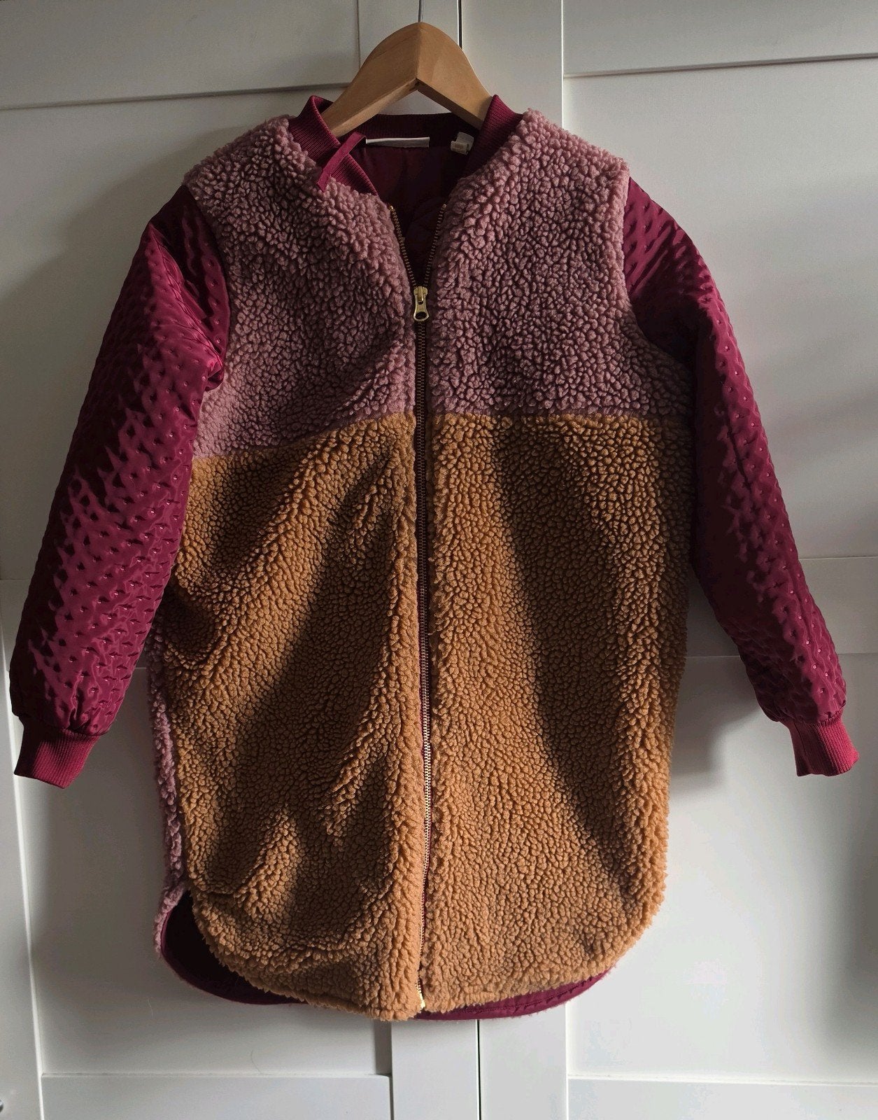 Soft Gallery faux fur teddy najaarsjas maat 10/140, Ophalen of Verzenden, Zo goed als nieuw, Meisje, Jas