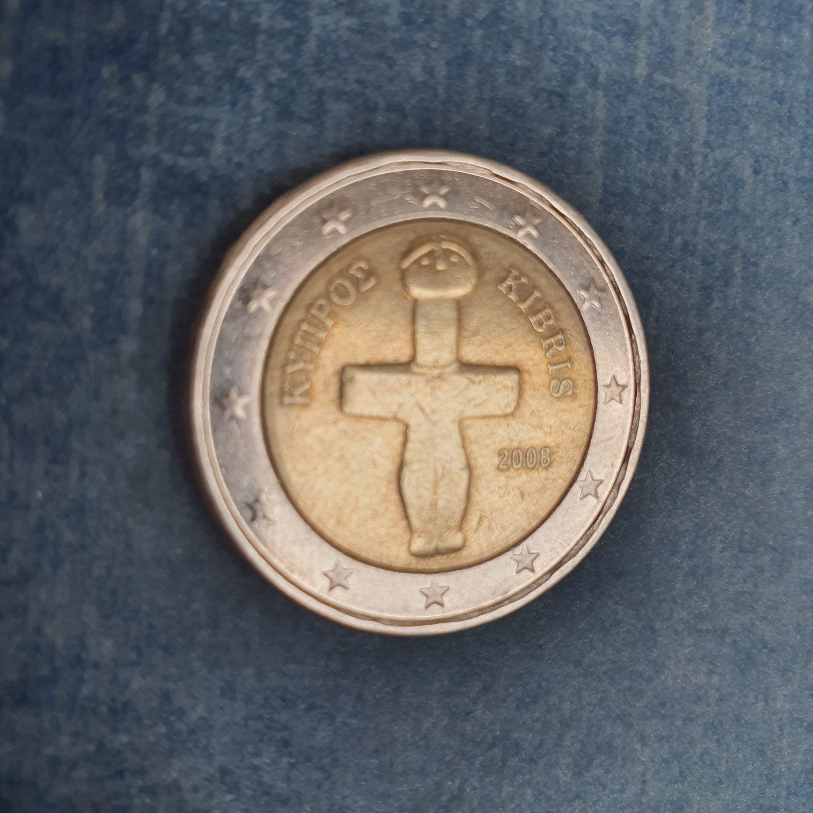 Zeldzame 2 Euro Herdenkingsmunt Cyprus 2008, Postzegels en Munten, Ophalen of Verzenden, Vaticaanstad, 2 euro