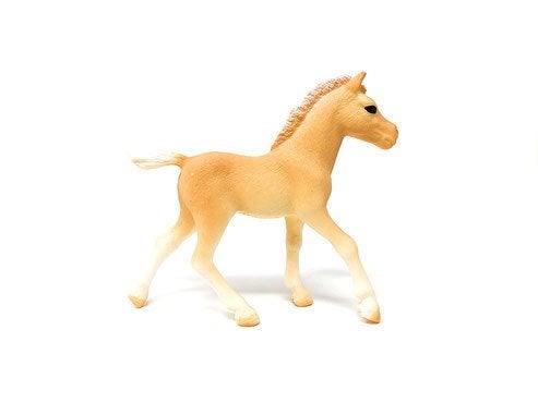 Schleich 83045 haflinger veulen, dierfiguur, Ophalen of Verzenden, Zo goed als nieuw, Paard, Beeldje of Figuurtje