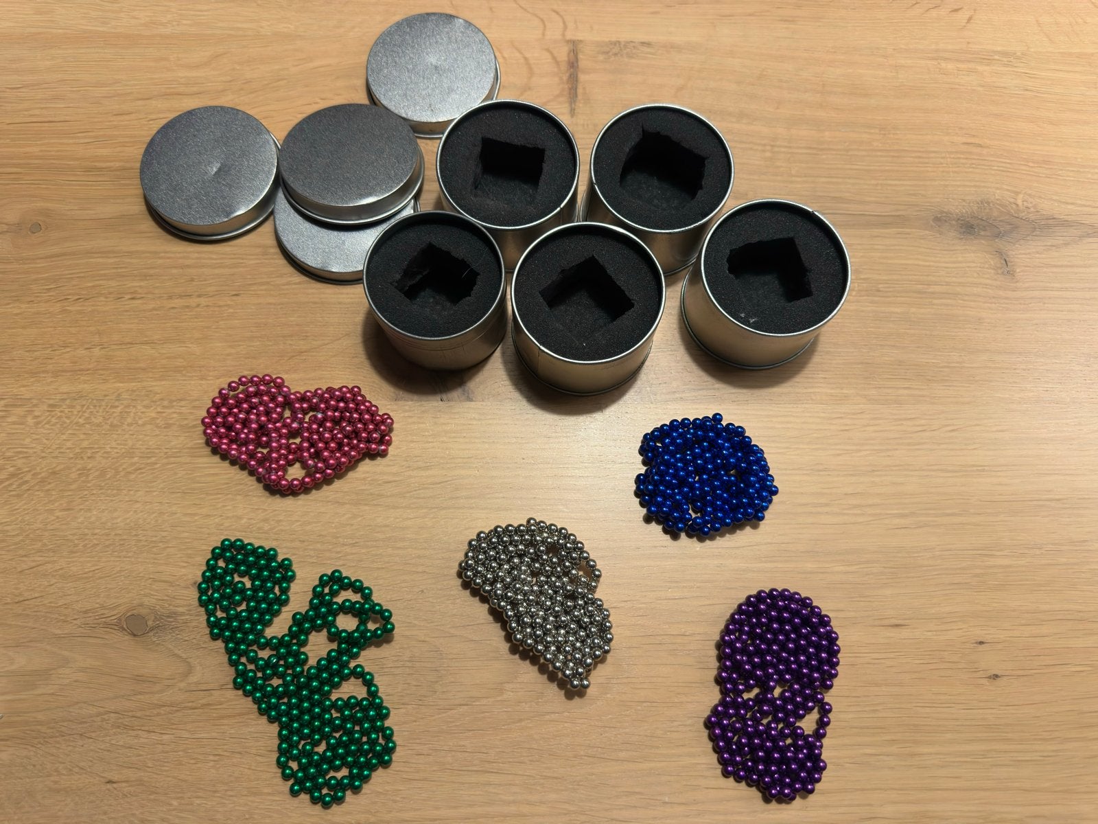 5x Magnetische Balletjes/magneetballetjes (ca 1000), Ophalen of Verzenden, Zo goed als nieuw, Jongen of Meisje
