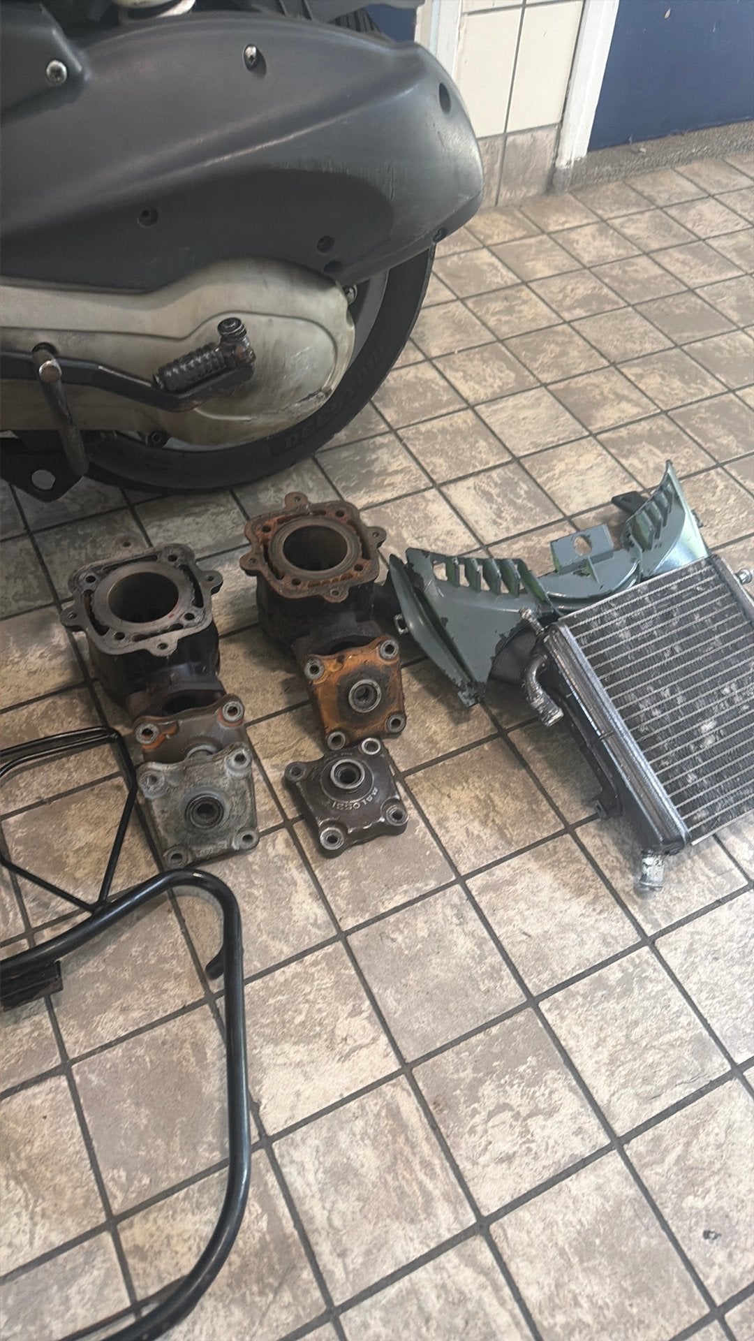 180cc 180cc/125cc onderdelen Piaggio Nrg Runner Zip ondrdele, Fietsen en Brommers, Brommeronderdelen | Scooters, Gebruikt, Overige typen