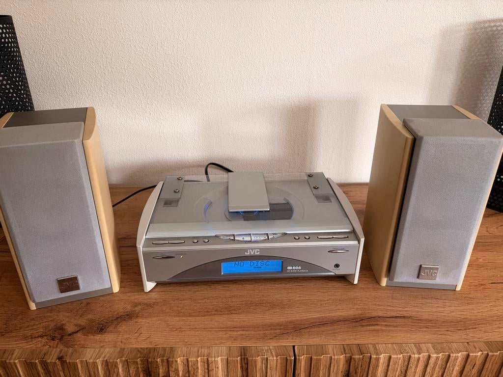 JVC FS-SD550R Microset met CD-speler en radio, Audio, Tv en Foto, Ophalen of Verzenden, Zo goed als nieuw, JVC, Dvd-speler