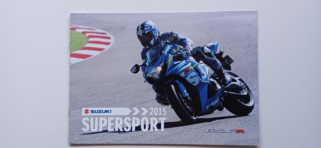 Suzuki jaarfolder 2015 GSX-R en Hayabusa, Ophalen of Verzenden, Suzuki