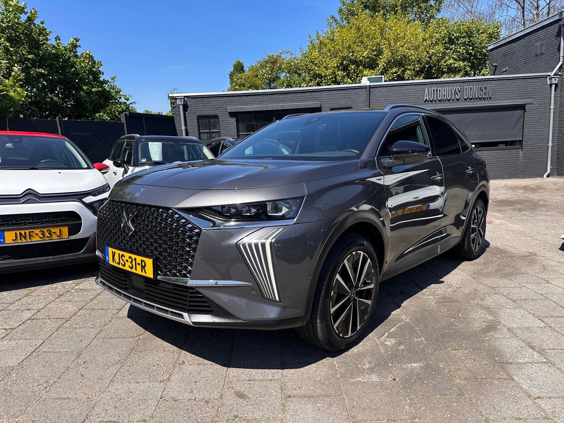 DS 7 E-Tense 1.6 PHEV|225pk|Rivoli|Aut|Leder|, Auto's, DS, Gebruikt, Zwart, 4 cilinders, Bedrijf
