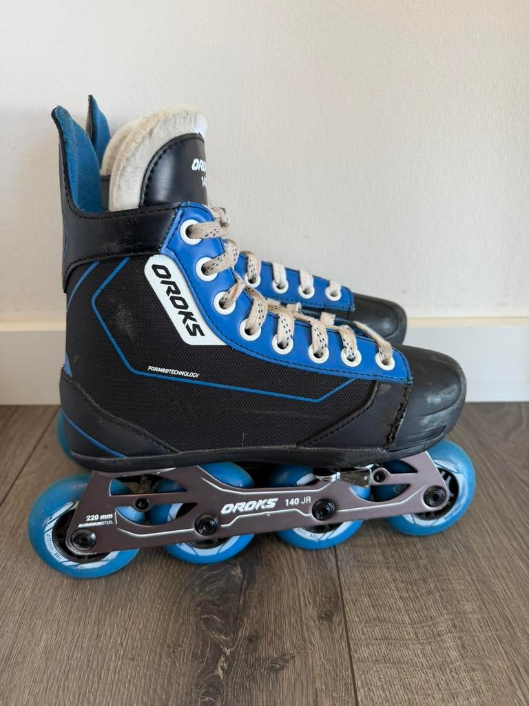 IJshockey skeelers verstelbaar 35 tot 38, Ophalen of Verzenden, Zo goed als nieuw, Schaatsen