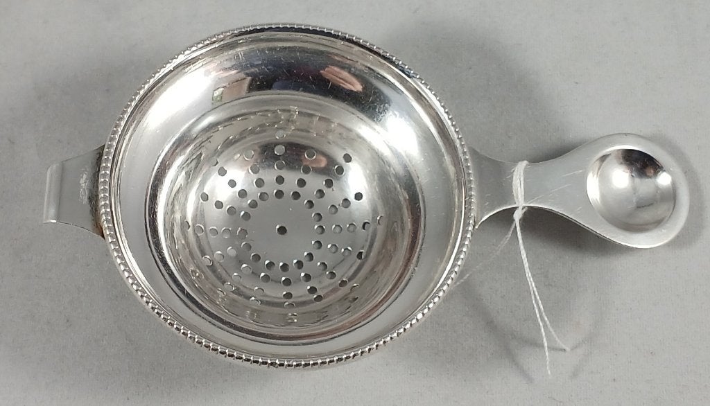 Theezeef antiek 835 zilver, Ophalen of Verzenden, Zilver