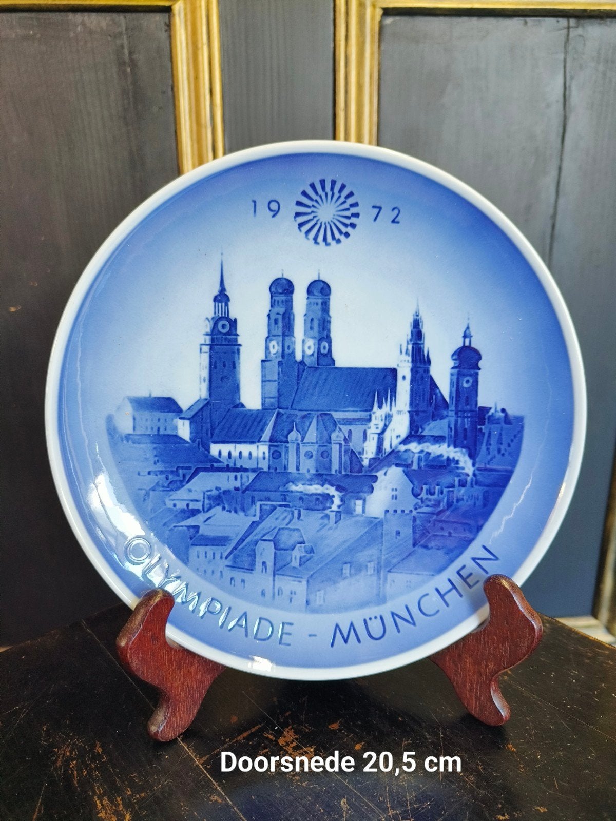 Royal Copenhagen herdenking bord uit 1972 olympiade München, Ophalen of Verzenden