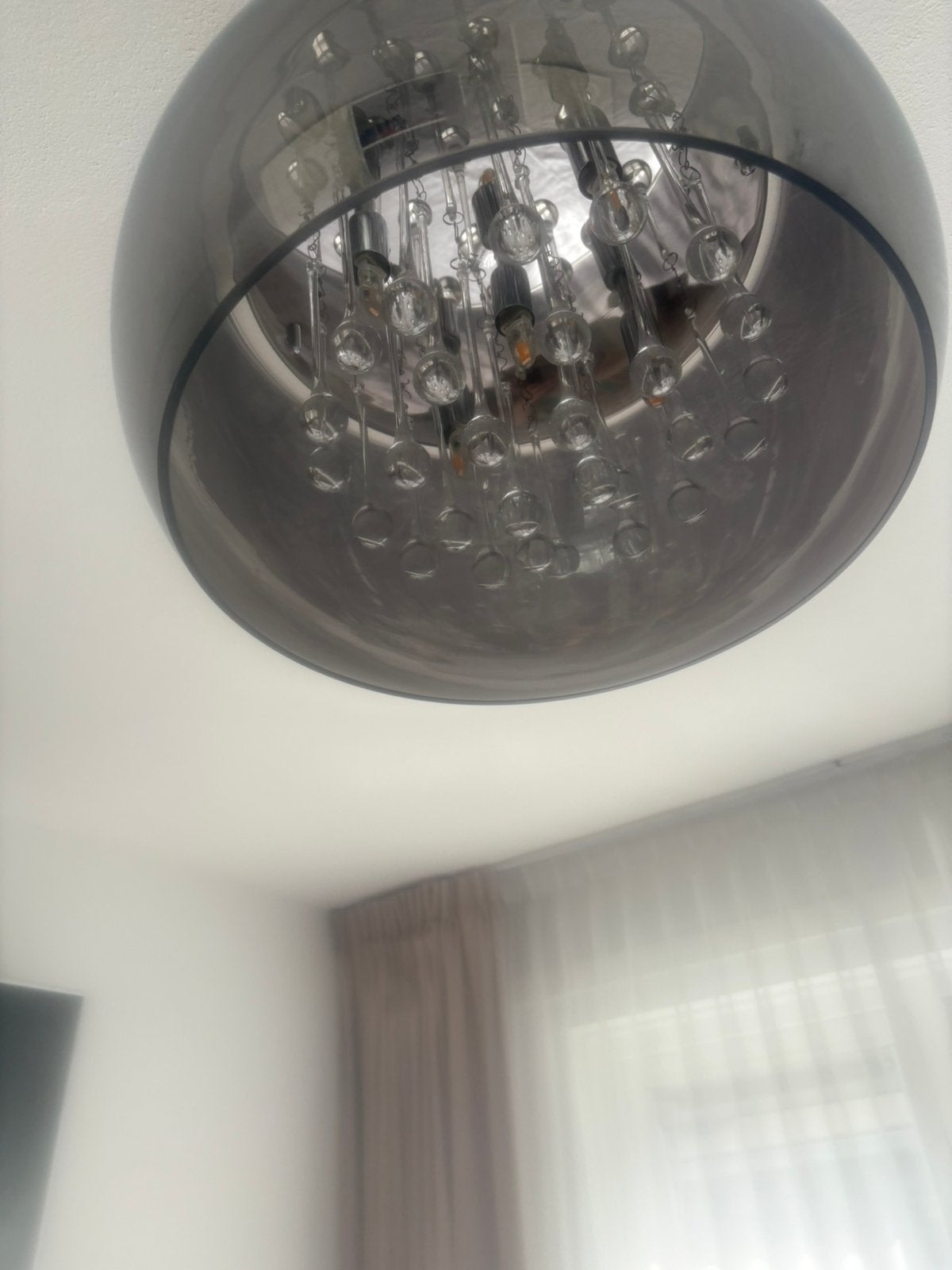 Lucide PEARL - Hanglamp - Ø 40 cm - 5xG9 - Chroom, Ophalen, Zo goed als nieuw