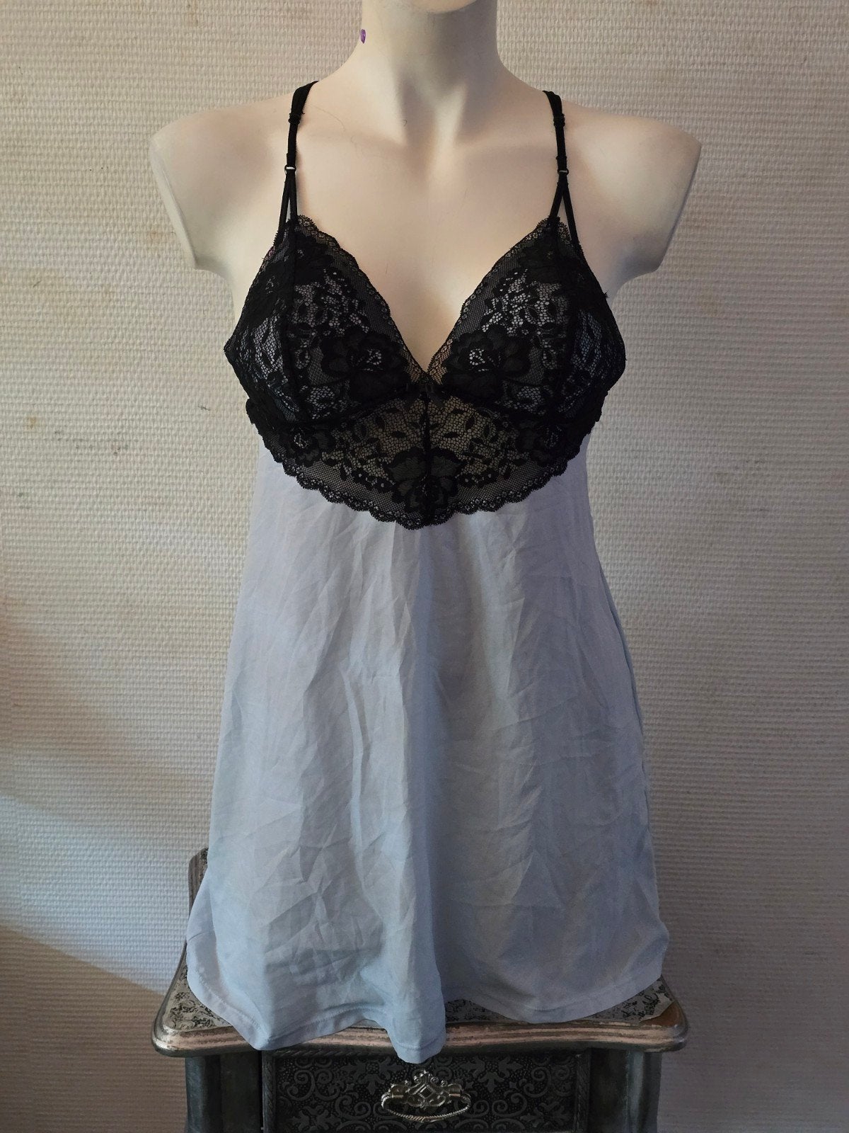 Censored dames Nachtkleding met Kant Maat M, Kleding | Dames, Censored, Ophalen of Verzenden, Gedragen, Maat 38/40 (M)