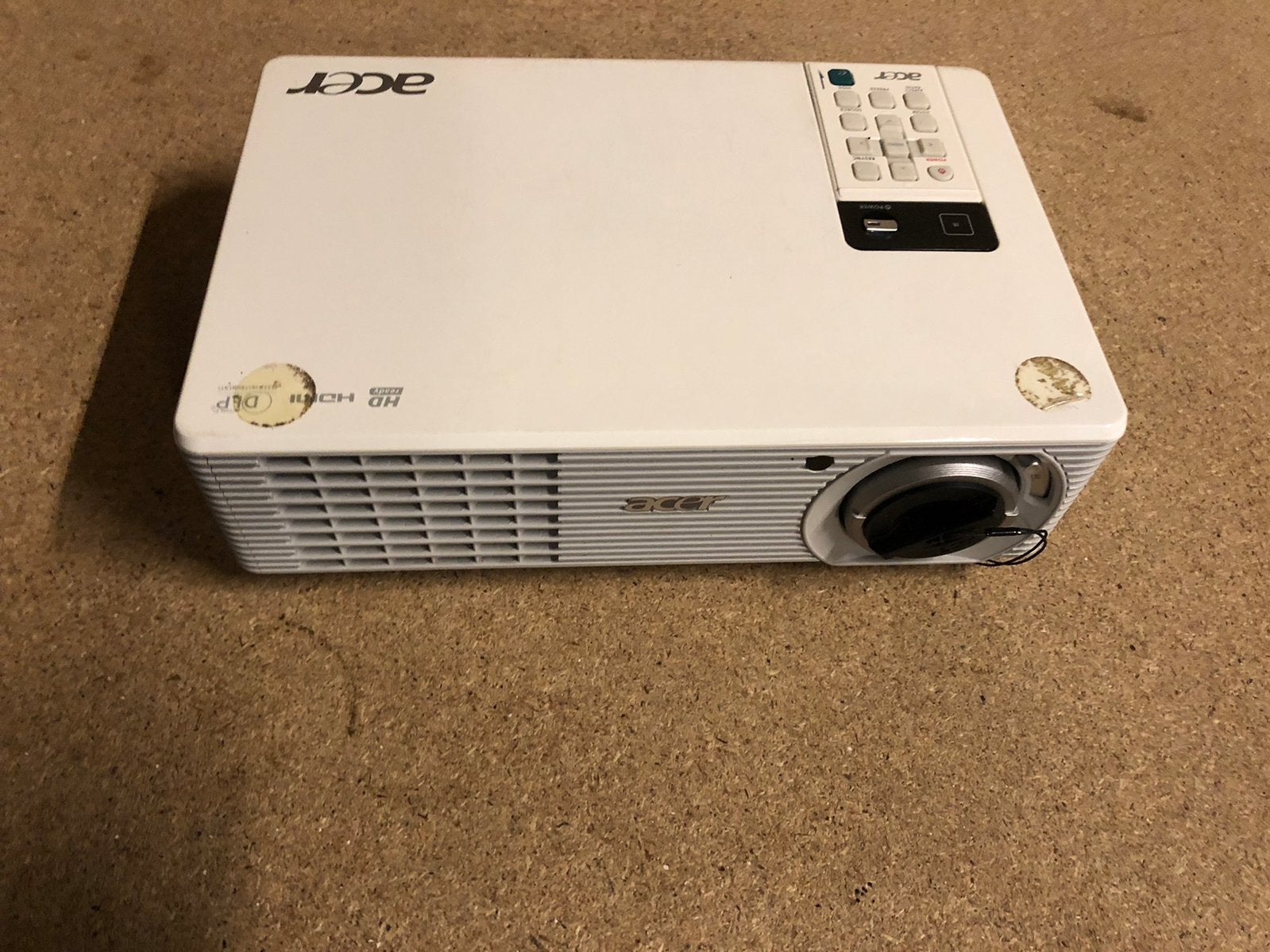 Acer h5350 beamer met kabels, Ophalen of Verzenden, Gebruikt, Overige technologieën, Acer